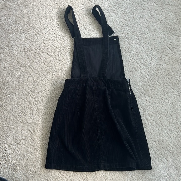 H&M Black Corduroy Overall Skirt - 2 - Picture 3 of 3